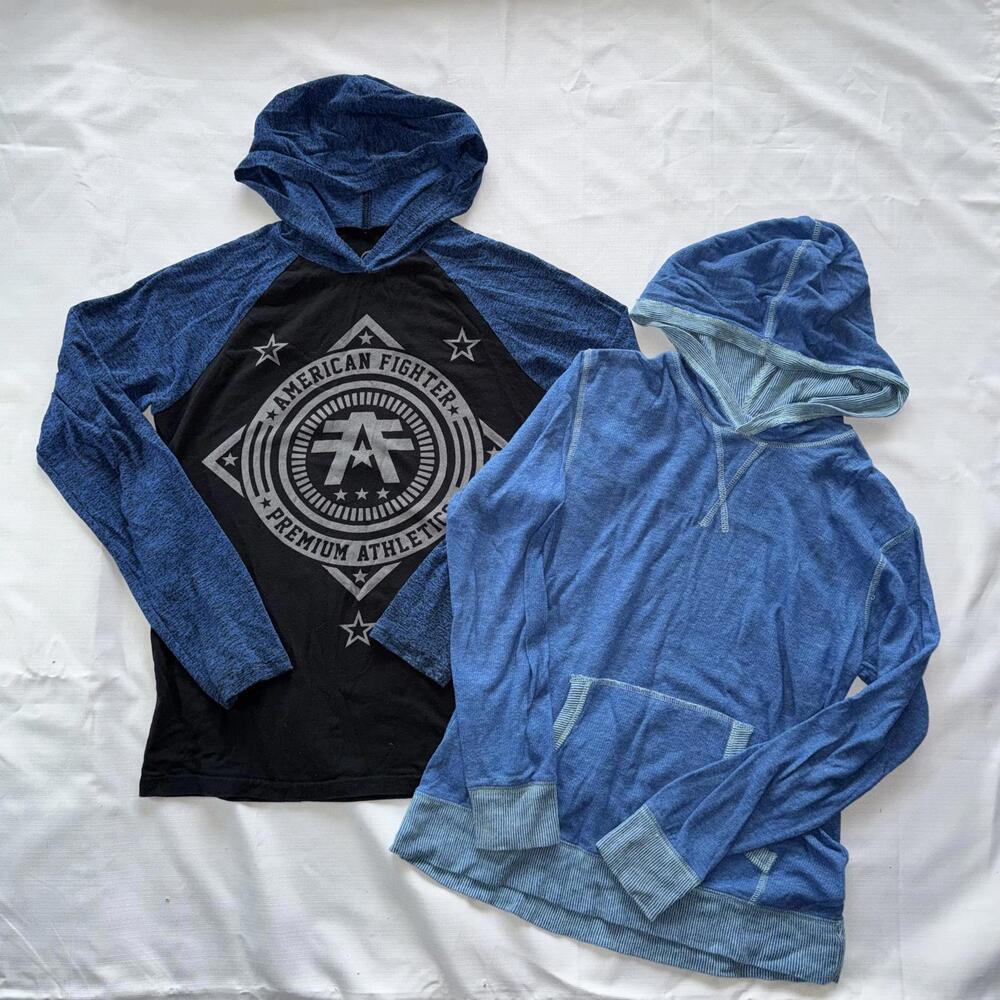 Boys American Fighter Medium Hooded Long Sleeve Shirt Bundle The Buckle Reclaim